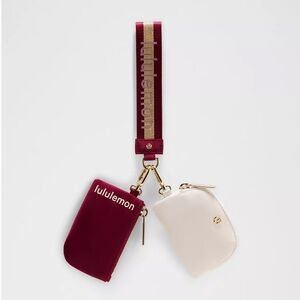 Lululemon Dual Pouch ColourDeep Luxe/Gold/Bone